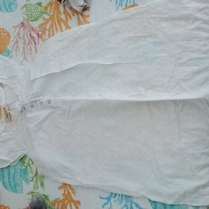 Lightly used white nightshirt size medium
